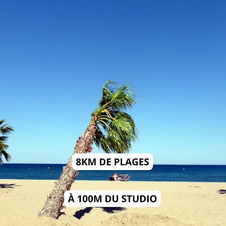 Appartement A 100M De La Plage - Terrasse & Parking Prive Le Barcarès Exterior foto