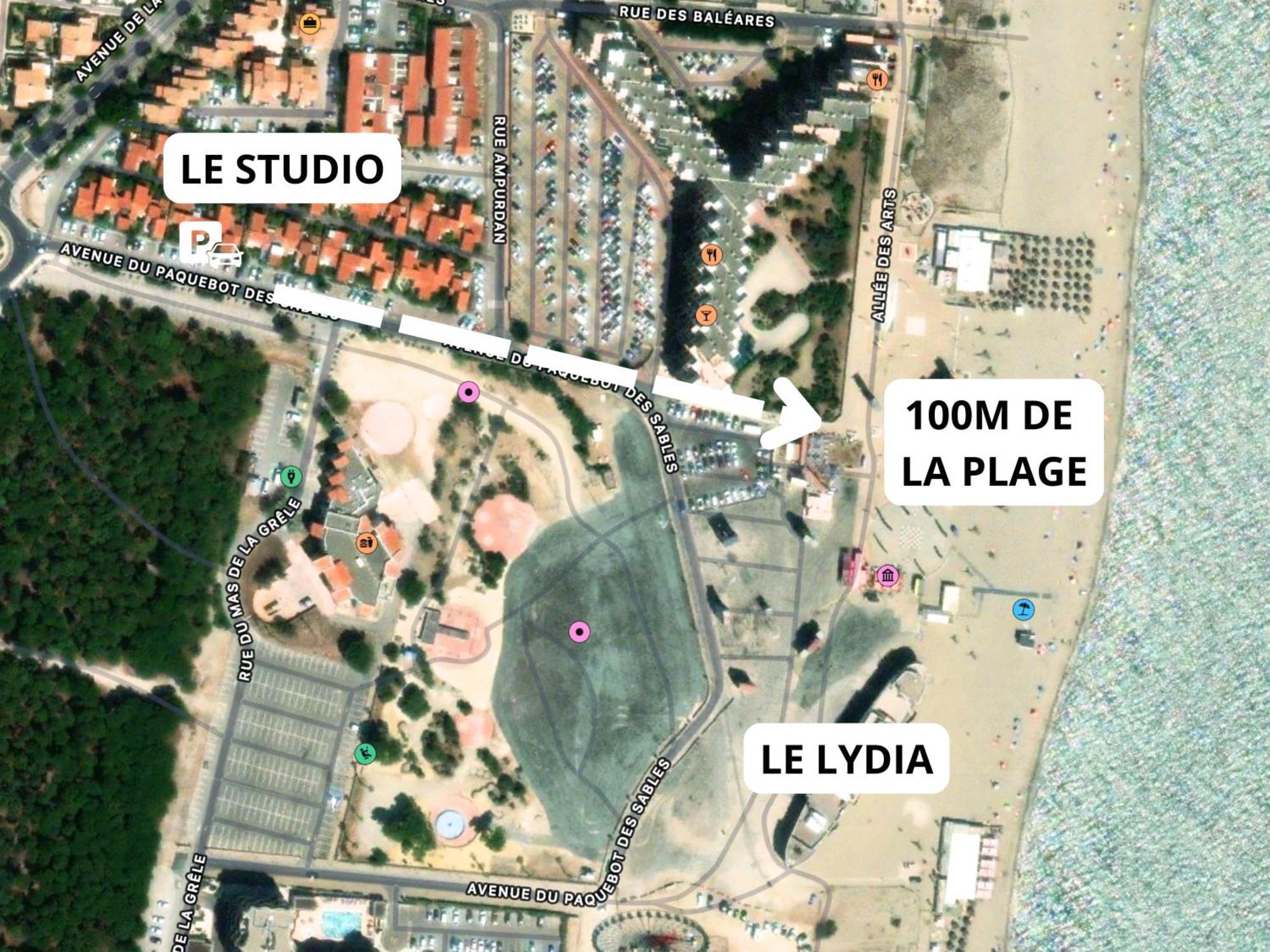 Appartement A 100M De La Plage - Terrasse & Parking Prive Le Barcarès Exterior foto